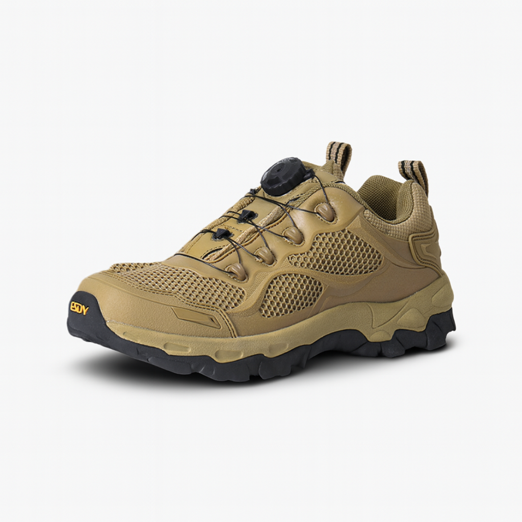 StrideFlex – Ergonomic Outdoor & Hiking Shoe With Twist Closure System