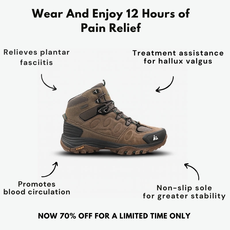 HikeStrong - High-Top Hiking Boots with Warm Outdoor Trekking Support