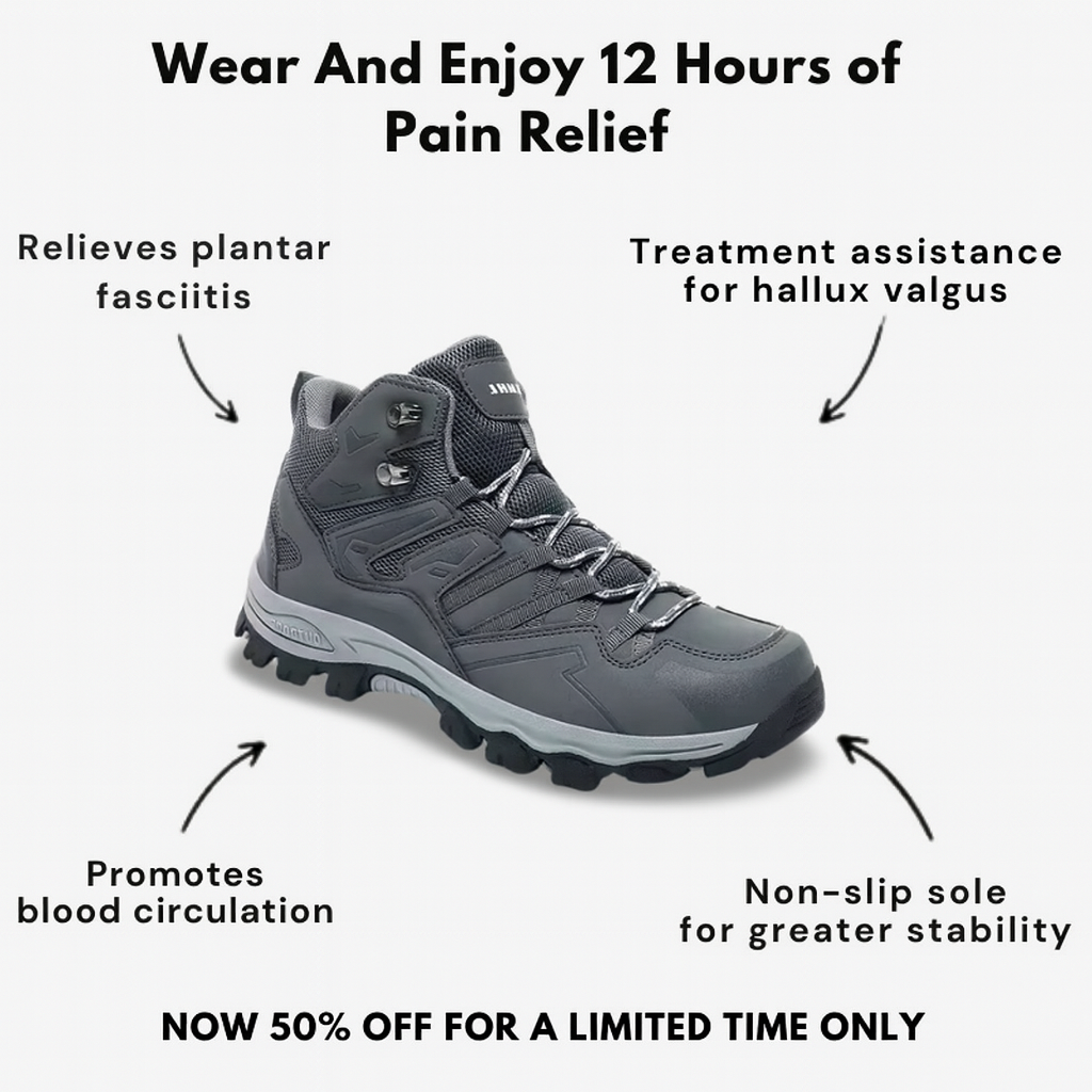 ExpeditionPro - Lightweight Orthopedic Outdoor & Hiking Boots with Cushioning Sole