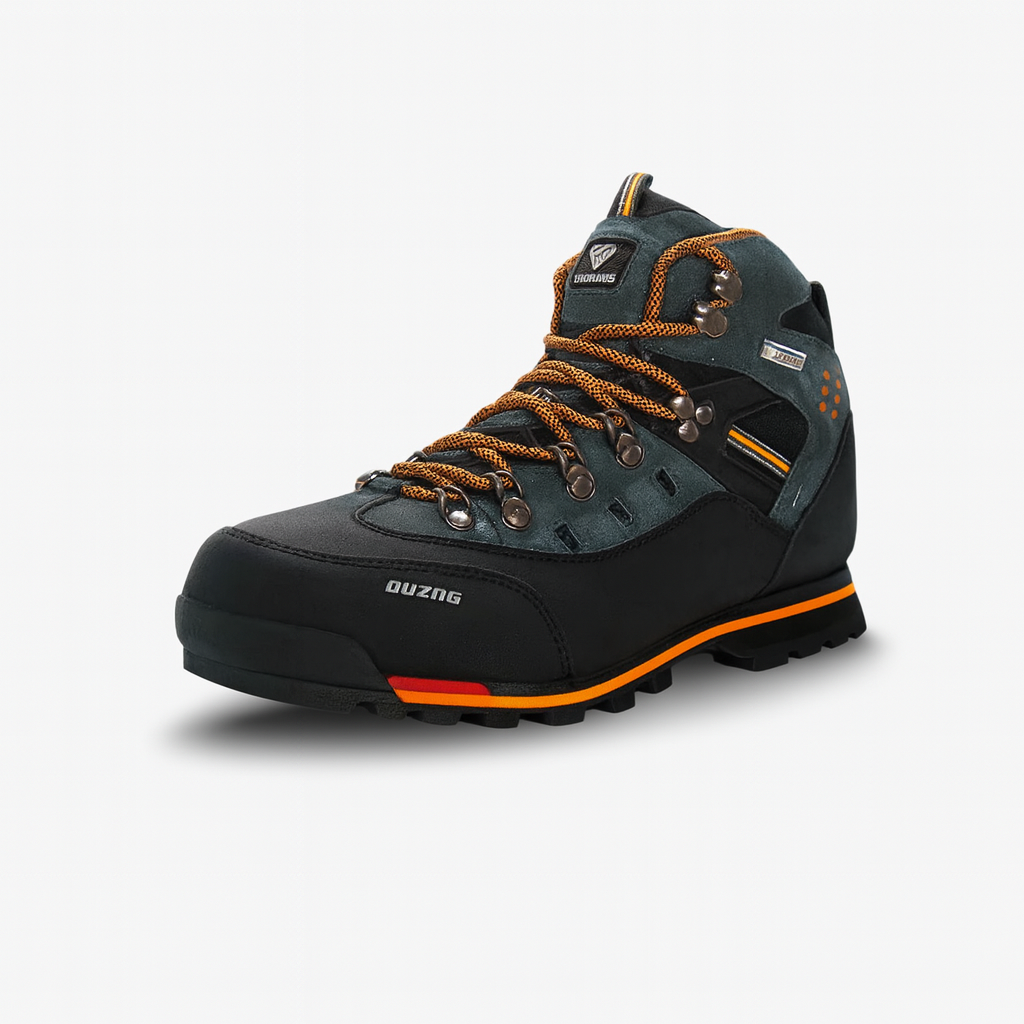 SummitEdge – Leather Water-Resistant Hiking Shoes With Rubber Sole
