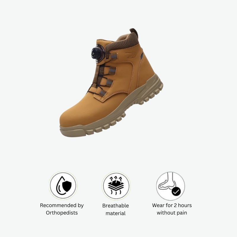 TrailGuard – Steel Toe Waterproof Work Shoes with Indestructible Design