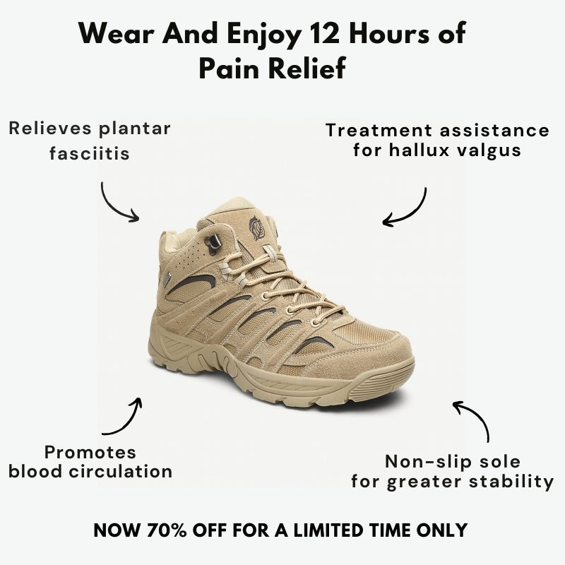 BattleStep - Military Climbing Boots with Non-Slip Winter Outdoor Support