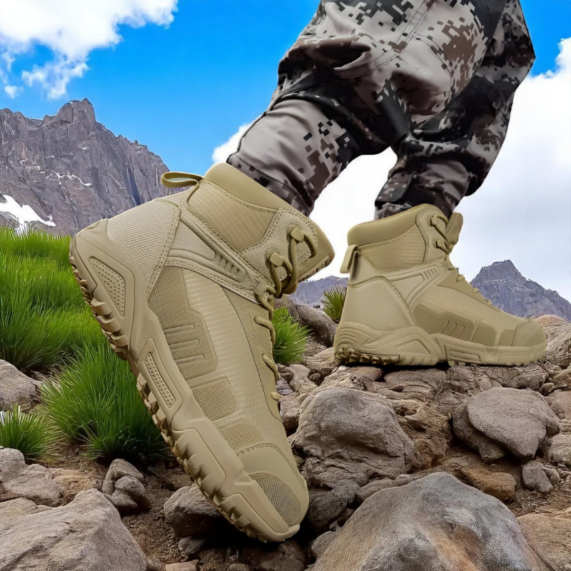 SummitTrek – Men’s Synthetic Hiking Boots with Non-Slip Sole