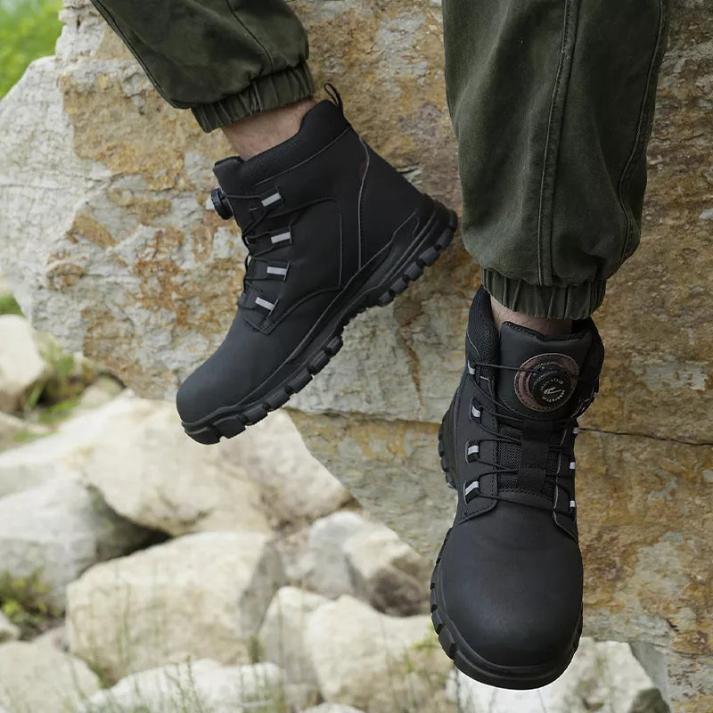 TrailGuard – Steel Toe Waterproof Work Shoes with Indestructible Design
