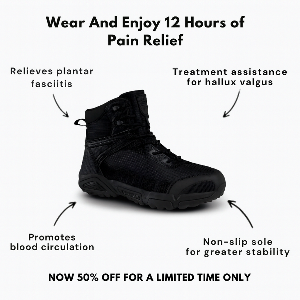 SummitTrek – Men’s Synthetic Hiking Boots with Non-Slip Sole